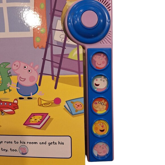 Peppa Pig Play-A-Sound Book and Peppa Pig Figure 2.5" - Picture 5 of 7